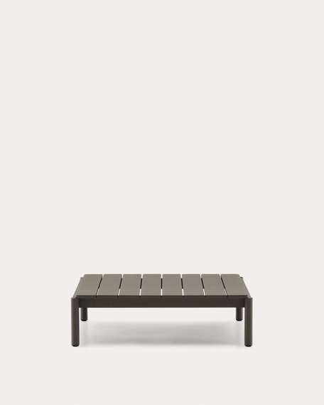 Журнальный столик Sorells из зеленого алюминия 89 x 91 см