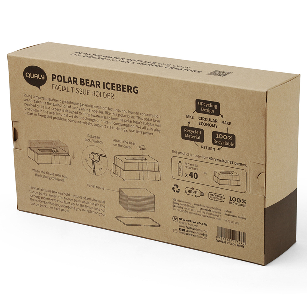 Подставка для салфеток polar bear iceberg