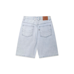 Шорты Октябрь Og Logo Baggy "Blue Heavy Stone Bleached"