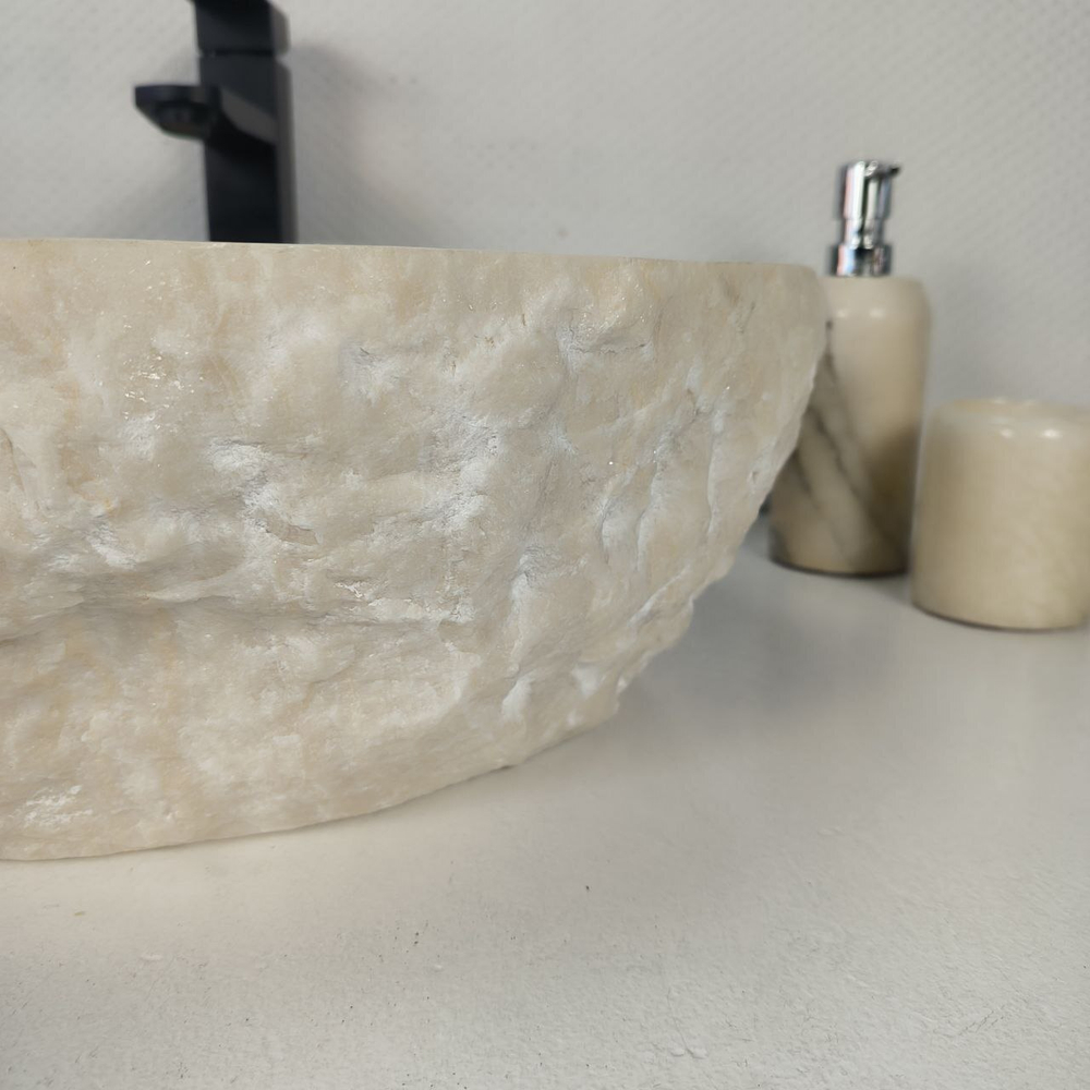 Раковина из оникса Erozy White EO-64264 52*42*15 0213