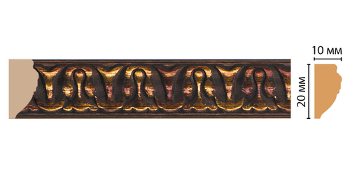 Молдинг DECOMASTER 103C-966 (20*10*2400мм)