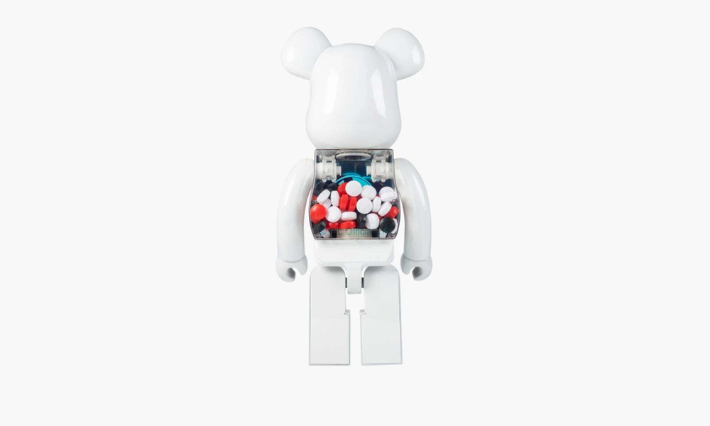 Bearbrick Pil Chrome "1000%"
