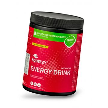Изотонический напиток с BCAA SQUEEZY ENERGY DRINK, 650 г, лимон