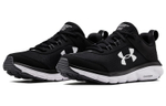 Under Armour Charged Assert 8 comfortable and versatile shock-absorbing low-cut casual running shoes women's black