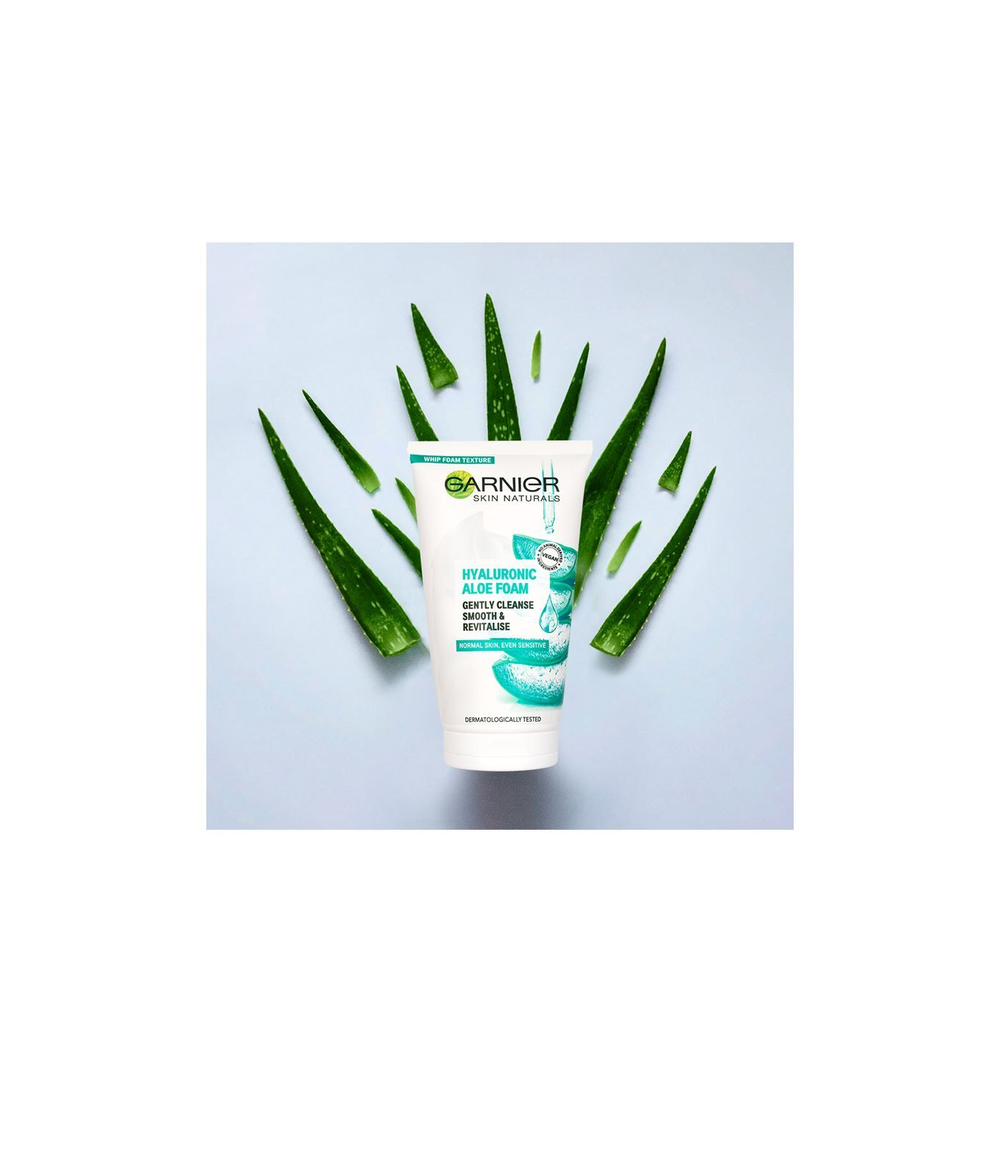 Garnier Skin Naturals Hyaluronic Aloe Foam - очищающая пена /   150  ml  / GTIN 3600542398671