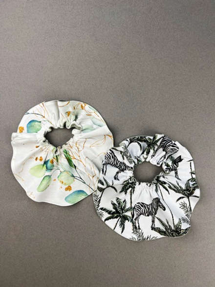 Нагрудник сет из 2х LooJoo Ветви / Шалфей и Зебры / Шалфей