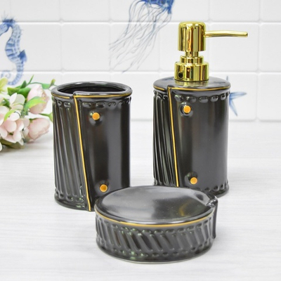 Набор для ванной 3 предмета, фарфор, 146-025