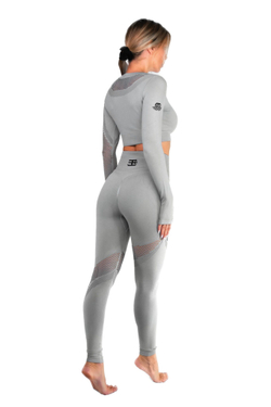 Лонгслив BODY ENGINEERS Motus 2.0 Crop Heaven Grey