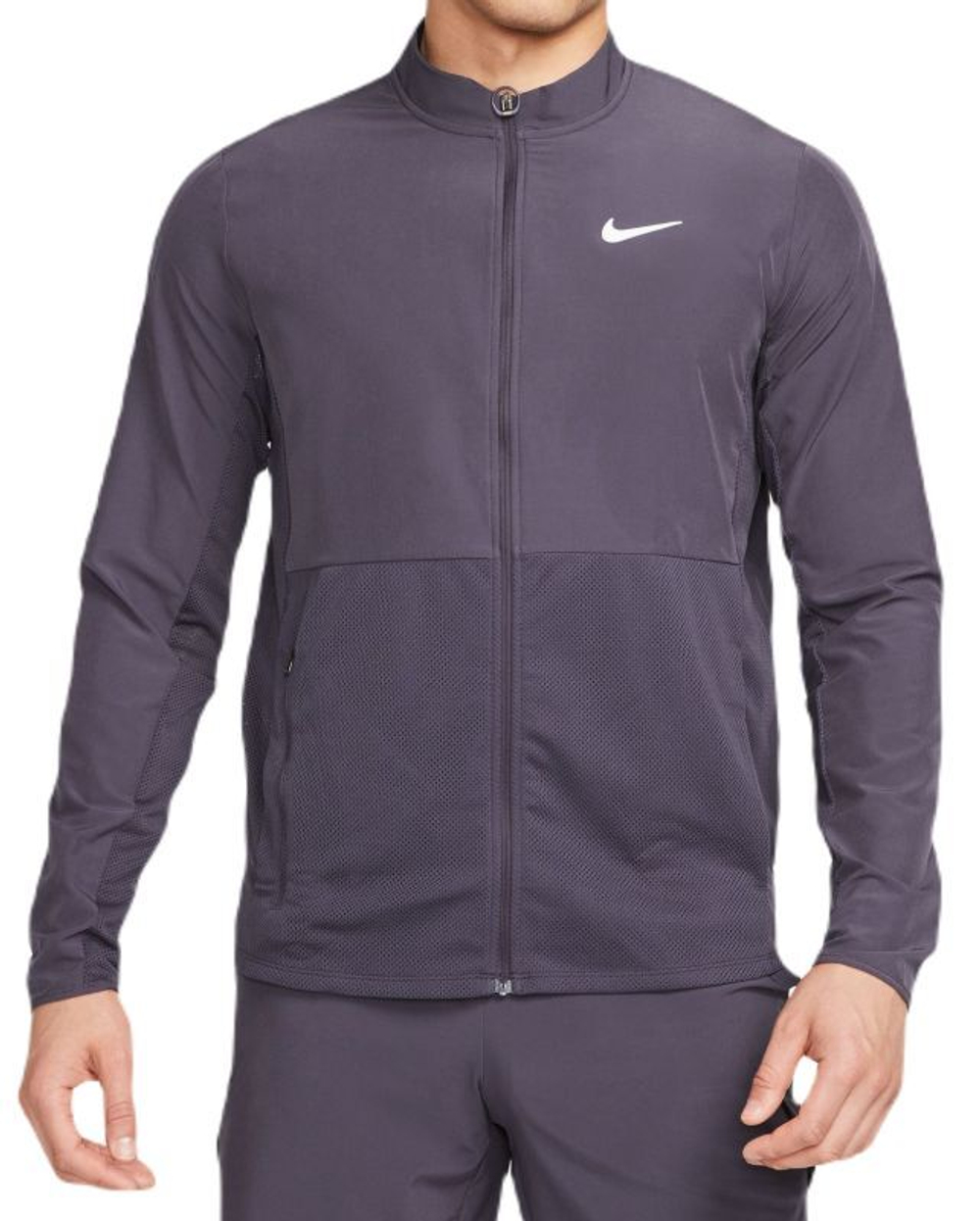 Мужская теннисная кофта Nike Court Advantage Packable Jacket - Фиолетовый