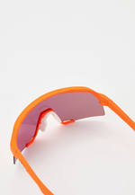 Спортивные очки с диоптриями 100% S3 / Soft Tact Neon Orange / HiPER Red Multilayer Mirror Lens