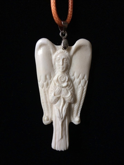Подвеска "Ангел с розой", цевка