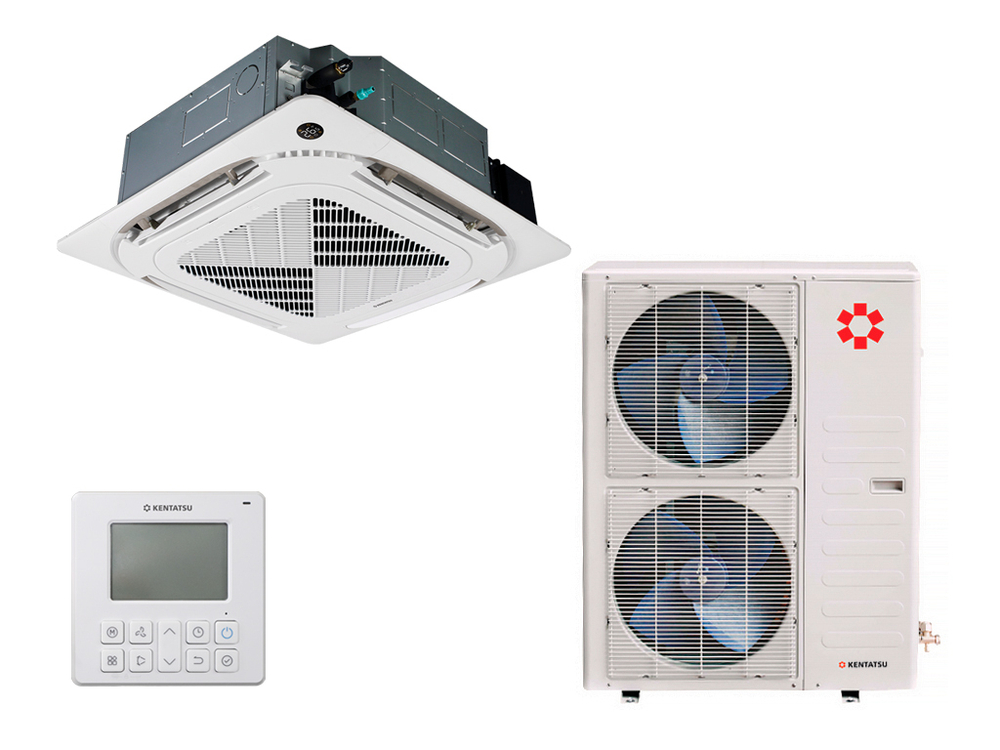 Кассетный кондиционер Kentatsu KSVT-R/KSUT-L ksvt140hfan3r/ksut140hfan3l/kpu95-dr