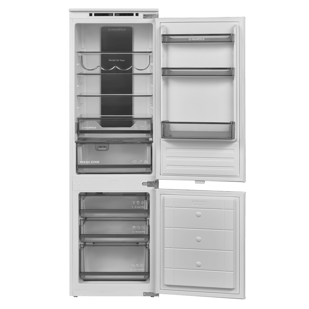 Холодильник-морозильник встраиваемый MAUNFELD MBF177NFWHGR Inverter