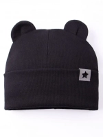 Шапка детская с ушками на осень