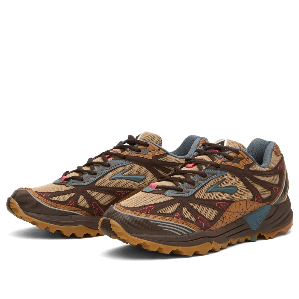 Кроссовки Brooks x STAPLE Cascadia 1 Sneaker Ginger, Wren & Stormy Weather