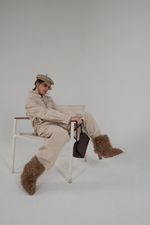 Ботильоны меховые WOOLY