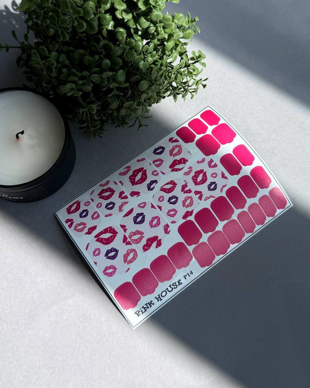Р14 Пленки для педикюра pink house