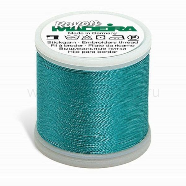 Нитки вышивальные вискоза Madeira Rayon №40, 200 м, цв. 1046, 9840, 5 катушек