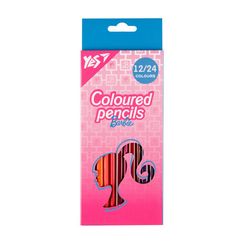 Rəngli karandaş \ Цветные карандаши 12/24rəng 290747 Barbie YES