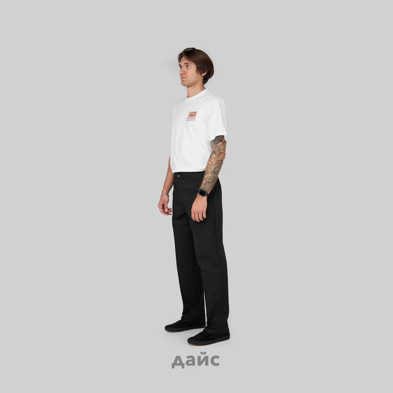 Брюки мужские Dickies Skateboarding Twill Pants артикул:WPSK67BK - купить в магазине Дайс