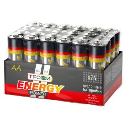 Батарейки Трофи LR6-24 bulk ENERGY POWER Alkaline | Батарейки Щелочные (Алкалиновые)