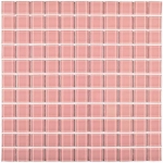 Мозаика стеклянная Pink glass (25х25) 300х300х4 мм (шт)