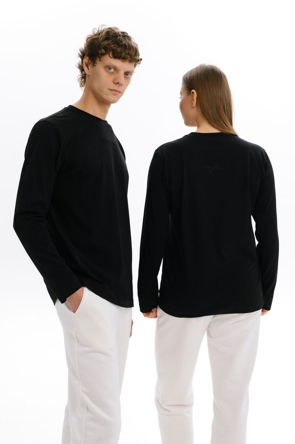 Лонгслив MAZZIKA Unisex CLASSIC, цвет черный