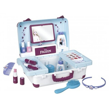 Frozen Smoby - Набор для салона красоты Чемодан для красоты + 13 аксессуаров 320153