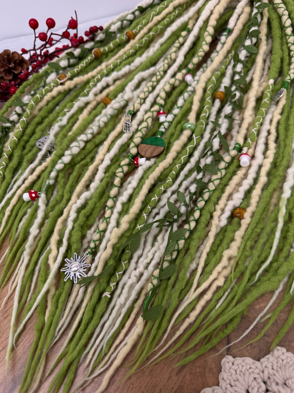 Фактурные войлочные дреды