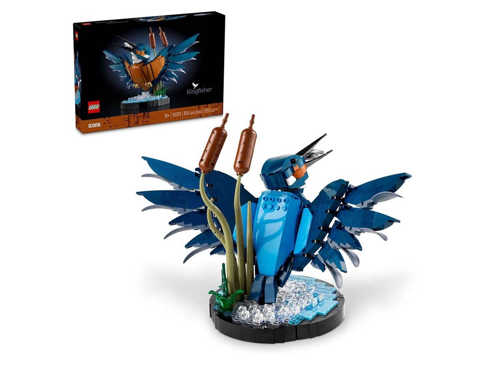 LEGO Icons 10331 «Птица зимородок» — коллекционный набор Botanical