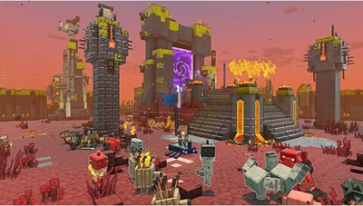 Игра Minecraft Legends Deluxe Edition (Русская версия) для PlayStation 4