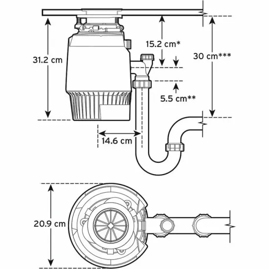 Измельчитель бытовых отходов InSinkErator Evolution Plus 750 EC