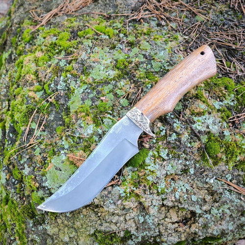 Кованый нож Егерь Булат (Ворсма)