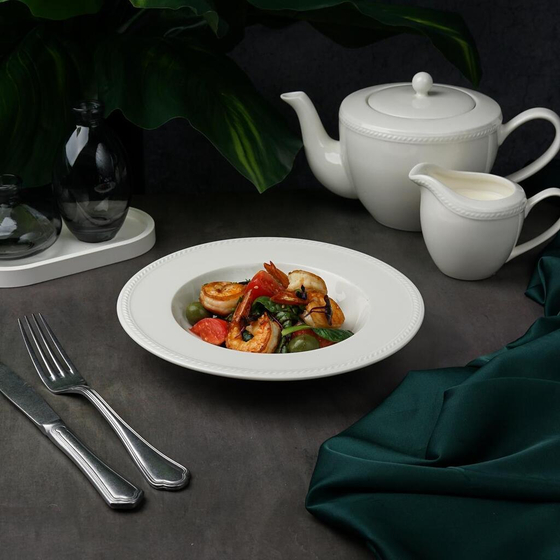 Тарелка глубокая 200 мл d 22,5 см h3,8 см Appeal Noble [6]