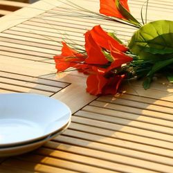 Neapel-Lerum 10, комплект обеденной мебели натуральный, тик