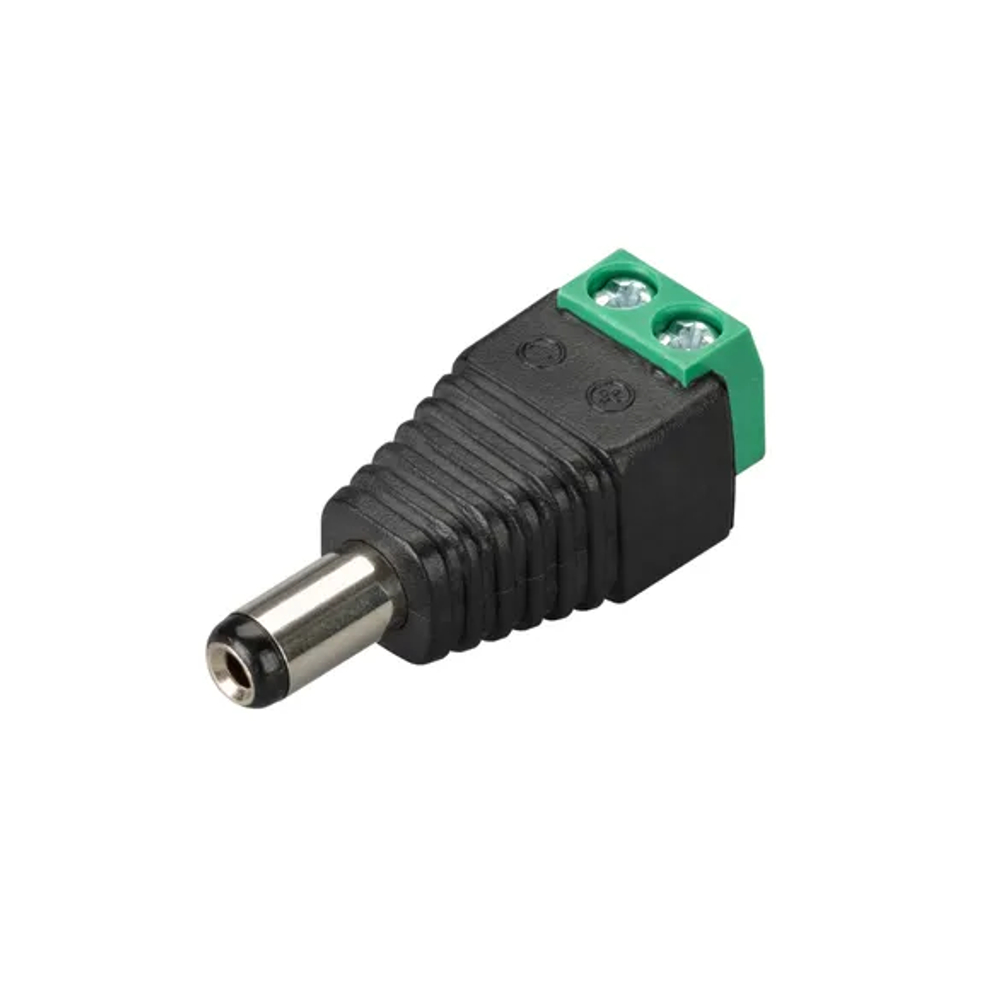 Коннектор Terminal-MONO-2pin-M (Jack 5.5) (Arlight, Пластик) 019218(1)