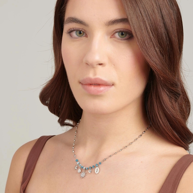 Колье Чакра – Звезды и кристаллы