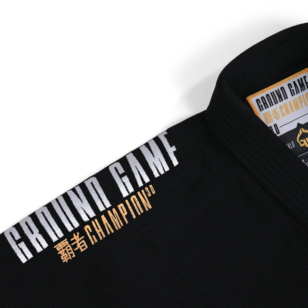 Кимоно Ground Game Champion 3.0 чёрное