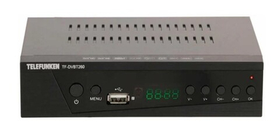 Ресивер TELEFUNKEN DVB-T2 TF-DVBТ260 черный