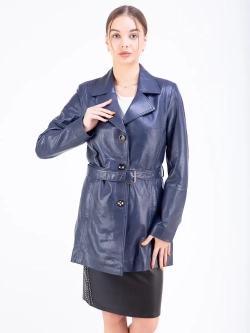 Женский кожаный плащ/натуральная кожа/Турция