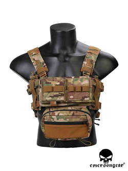 Разгрузочная система EmersonGear Micro Fight Chissis MK3 Chest Rig (EM2961MC). Мультикам