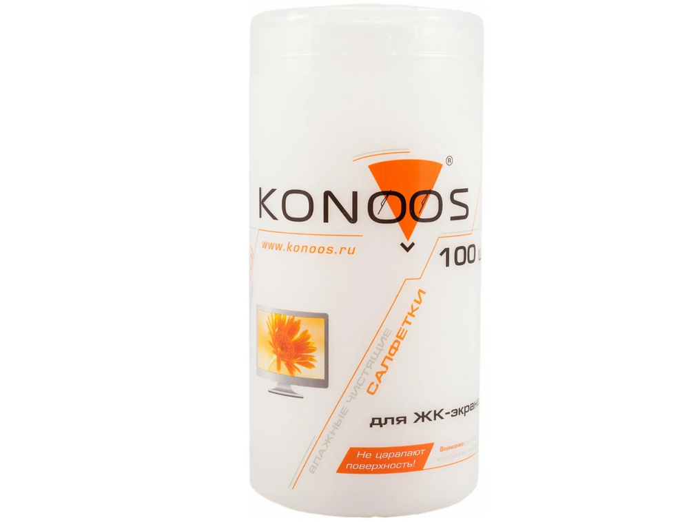 Салфетки для Мониторов Konoos KBF-100 (туба 100шт)