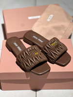 Шлепанцы MIU MIU