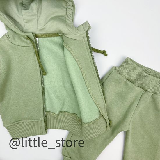 Комплект из футера с начесом "New one" Эвкалипт