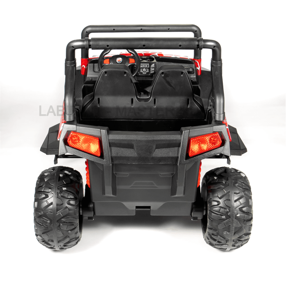 Детский электромобиль "Buggy - MalinaBay", с принтом паутинка