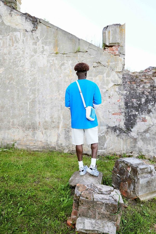 Футболка Re Cycle Синяя - фото 11