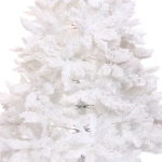 Ёлка «Звон вьюги» 150 см, ПВХ (482 веток), белый иней, Белый