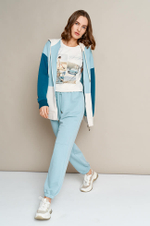 3877 Брюки женские (полынь)