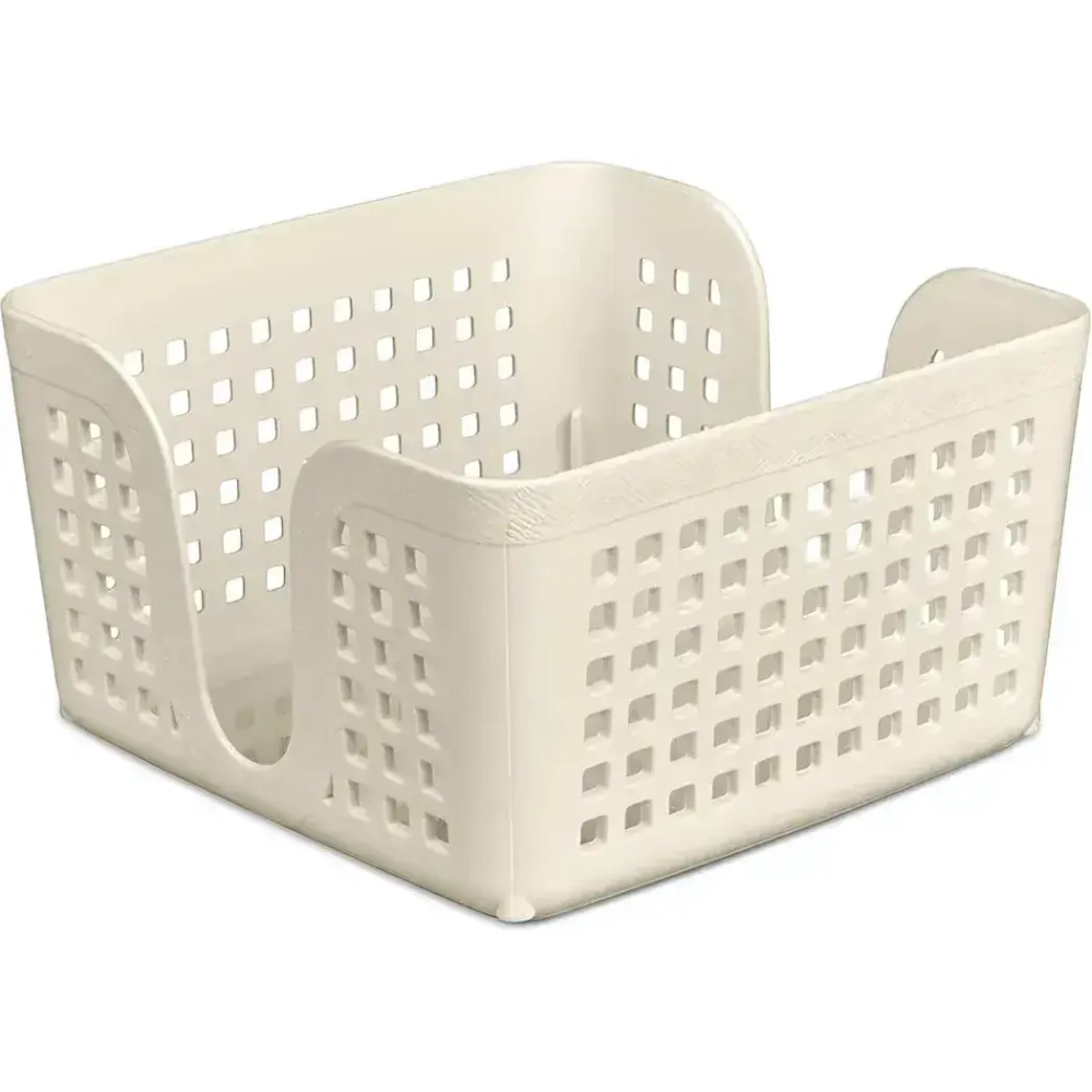 Салфетница Лофт 15 см квадратная (слон.кость)