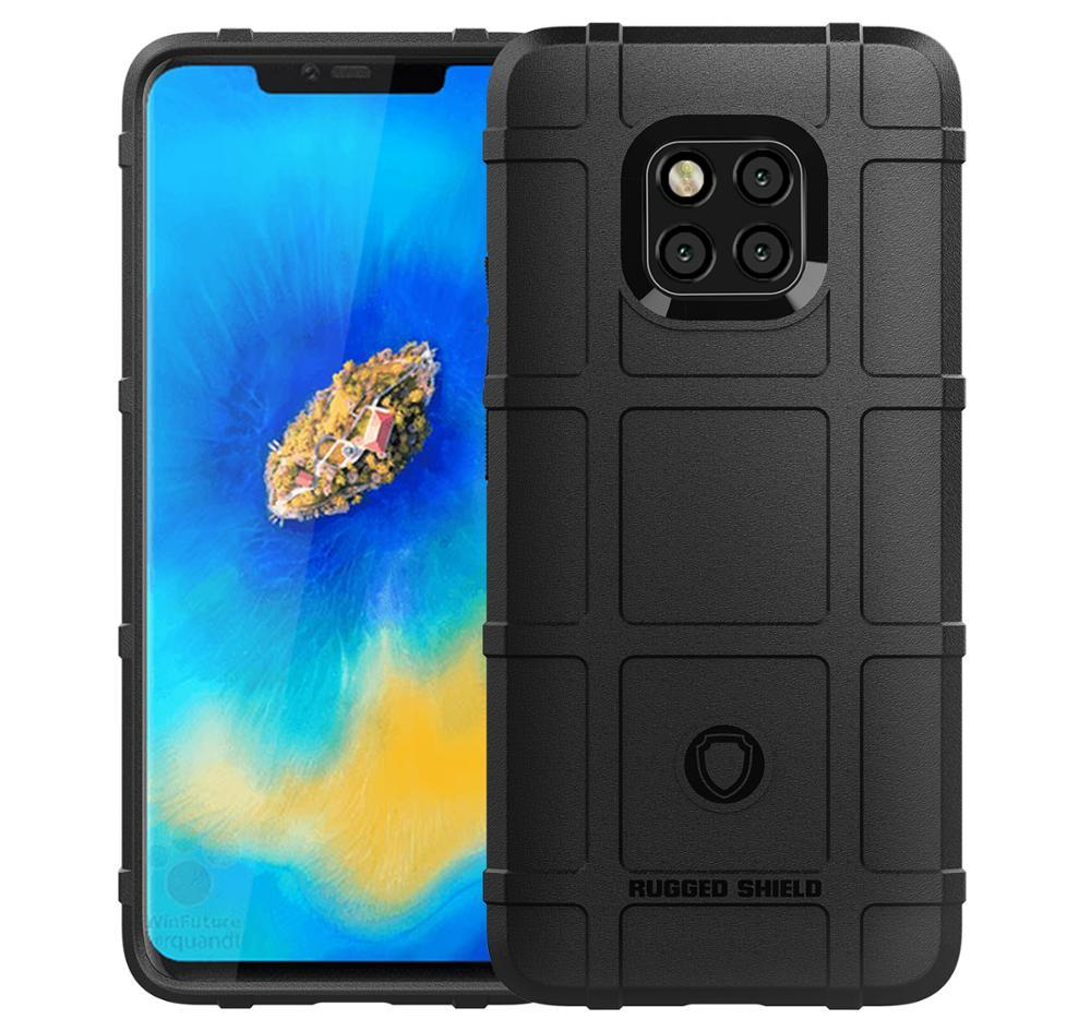 Чехол для Huawei Mate 20 Pro (Mate20 RS Porsche Design) цвет Black (черный), серия Armor от Caseport